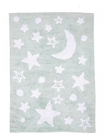 Tapis enfant Lavable 30° en coton BIO NIGHT