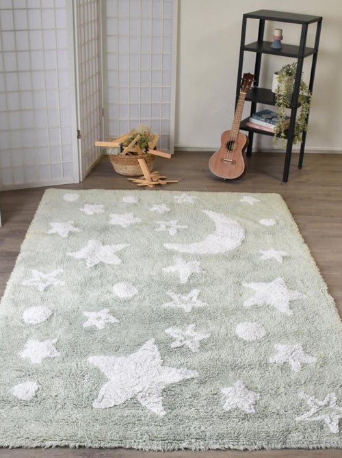 Tapis enfant Lavable 30° en coton BIO NIGHT - Kiabi