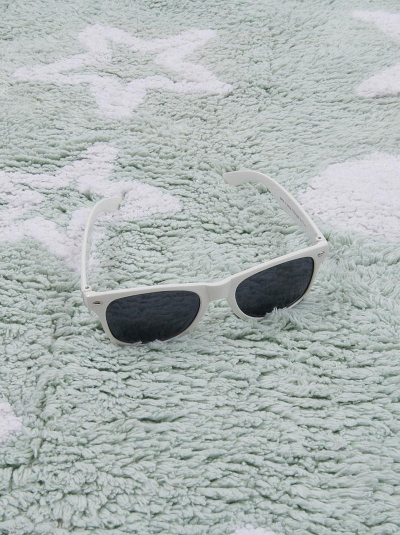 Tapis enfant Lavable 30° en coton BIO NIGHT Vert - Kiabi