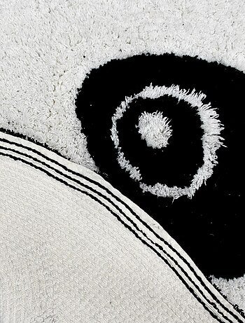 Tapis enfant Lavable 30° en coton motif animaux PANDA