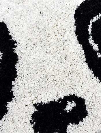 Tapis enfant Lavable 30° en coton motif animaux PANDA