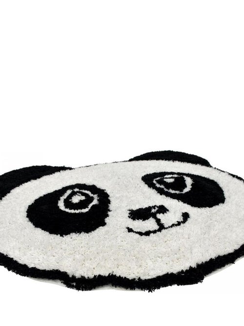 Tapis enfant Lavable 30° en coton motif animaux PANDA - Kiabi
