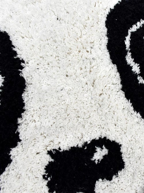 Tapis enfant Lavable 30° en coton motif animaux PANDA - Kiabi