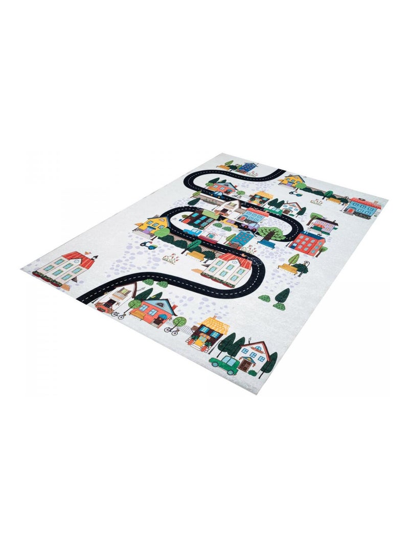 Tapis enfant Lavable 30° IMPNUM 21 Blanc - Kiabi