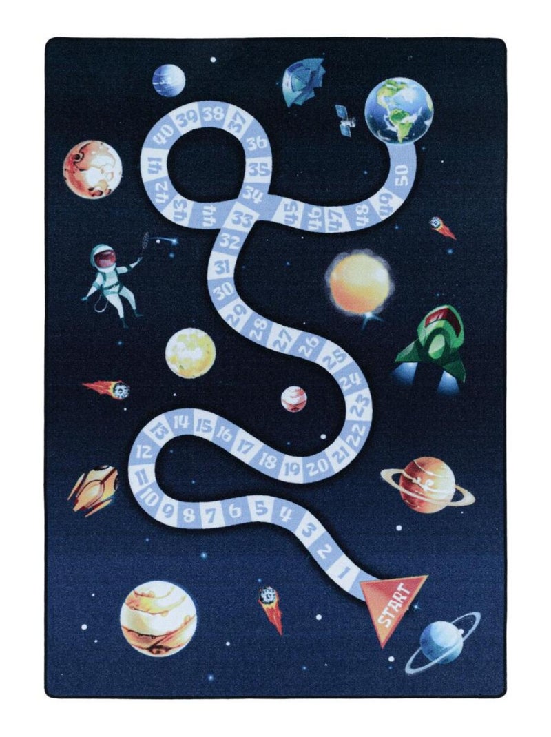 Tapis enfant Lavable 30° KIDATU Bleu - Kiabi