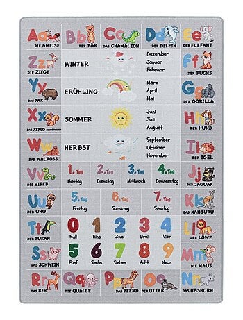 Tapis enfant Lavable 30° MASORE