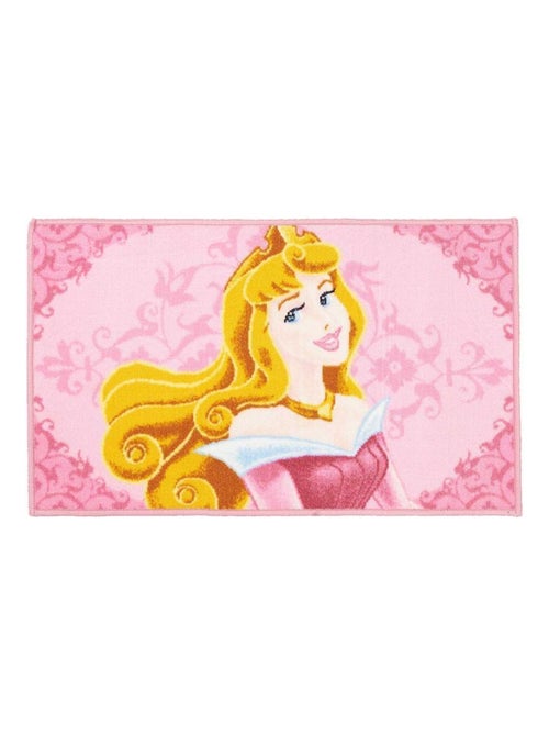 Tapis enfant Lavable 30° motif princesse AURORA - Kiabi