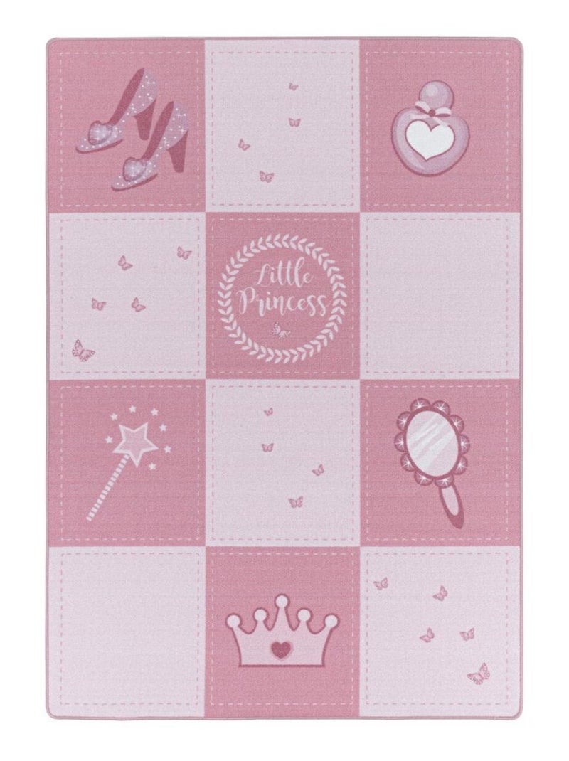 Tapis enfant Lavable 30° ROSEKA Rose - Kiabi