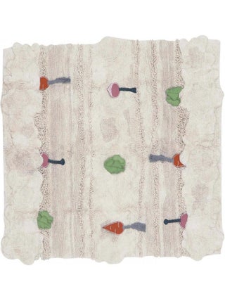 Tapis enfant lavable en machine Veggie Garden