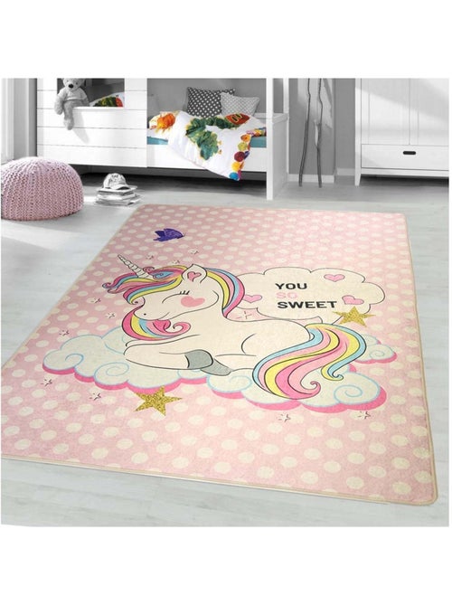 Tapis Enfant LICORNE SWEET - Kiabi