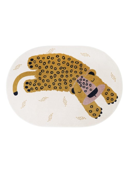 Tapis Enfant Lion Kleo Miel en polypropylène - Kiabi