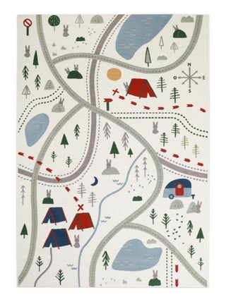 Tapis Enfant Little Camper en polyesterMulticolore