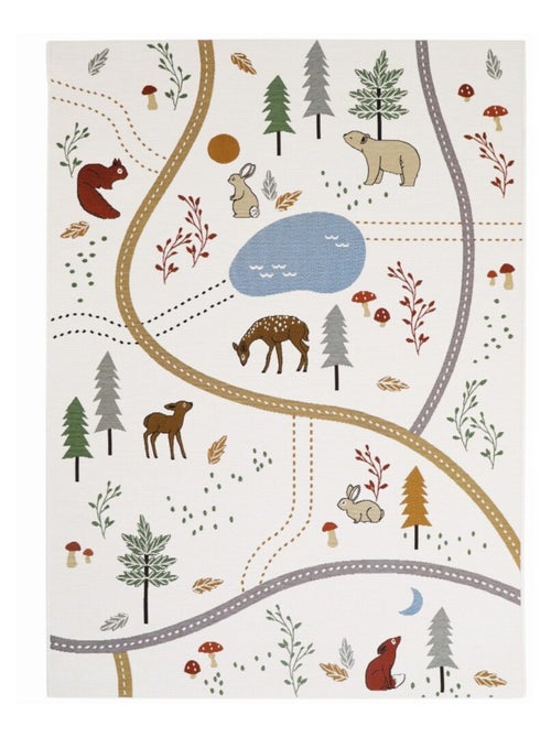 Tapis Enfant Little Forest en polyester - Kiabi