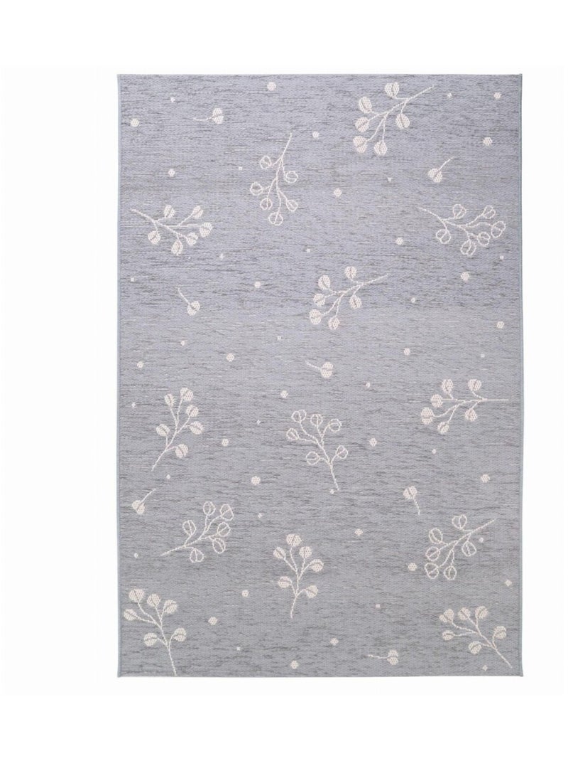 Tapis Enfant Little Nature en polypropylène Bleu - Kiabi