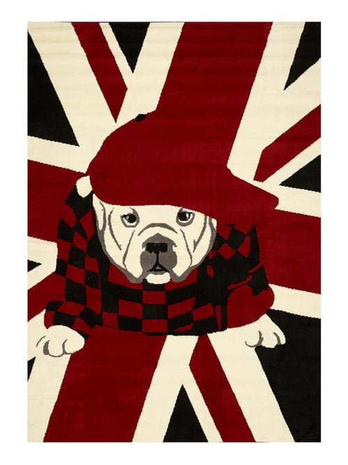Tapis enfant LONDON DOG en polypropylène Fait en Europe Exclusivité BAË DÉCO - Kiabi