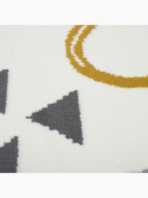 Tapis enfant lyn49 kid, motifs ludiques étoiles et cœurs - Kiabi