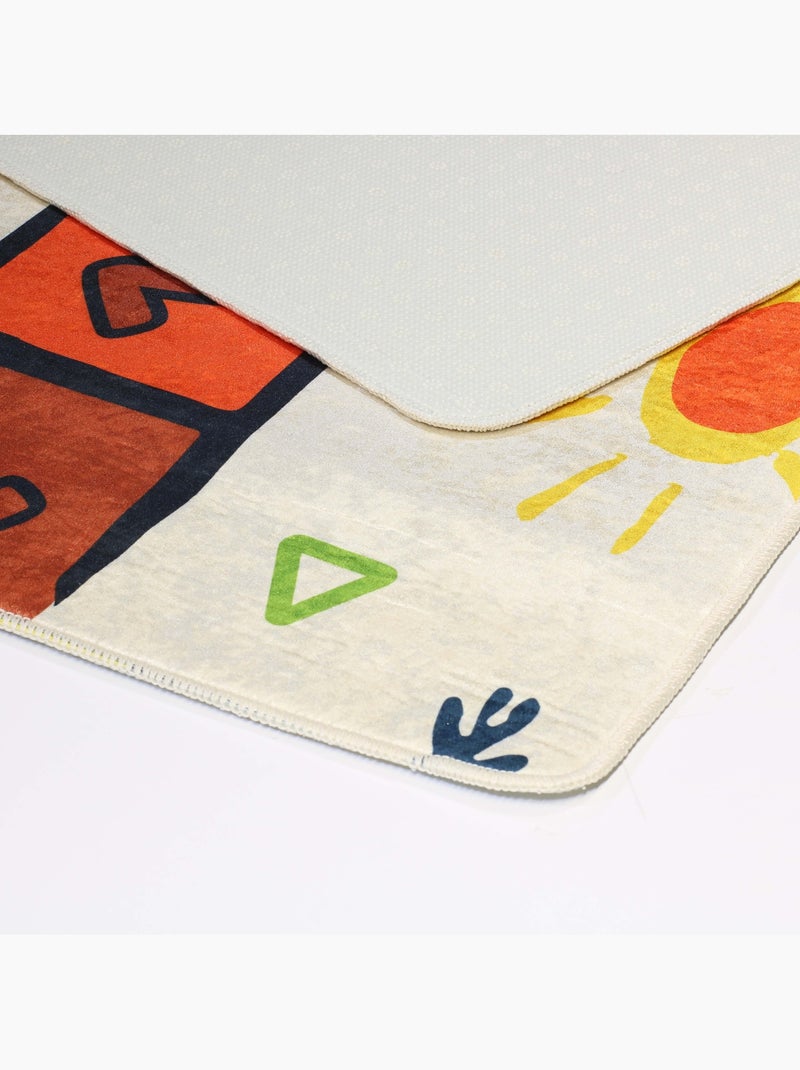 Tapis Enfant Marelle Multicolore - Kiabi