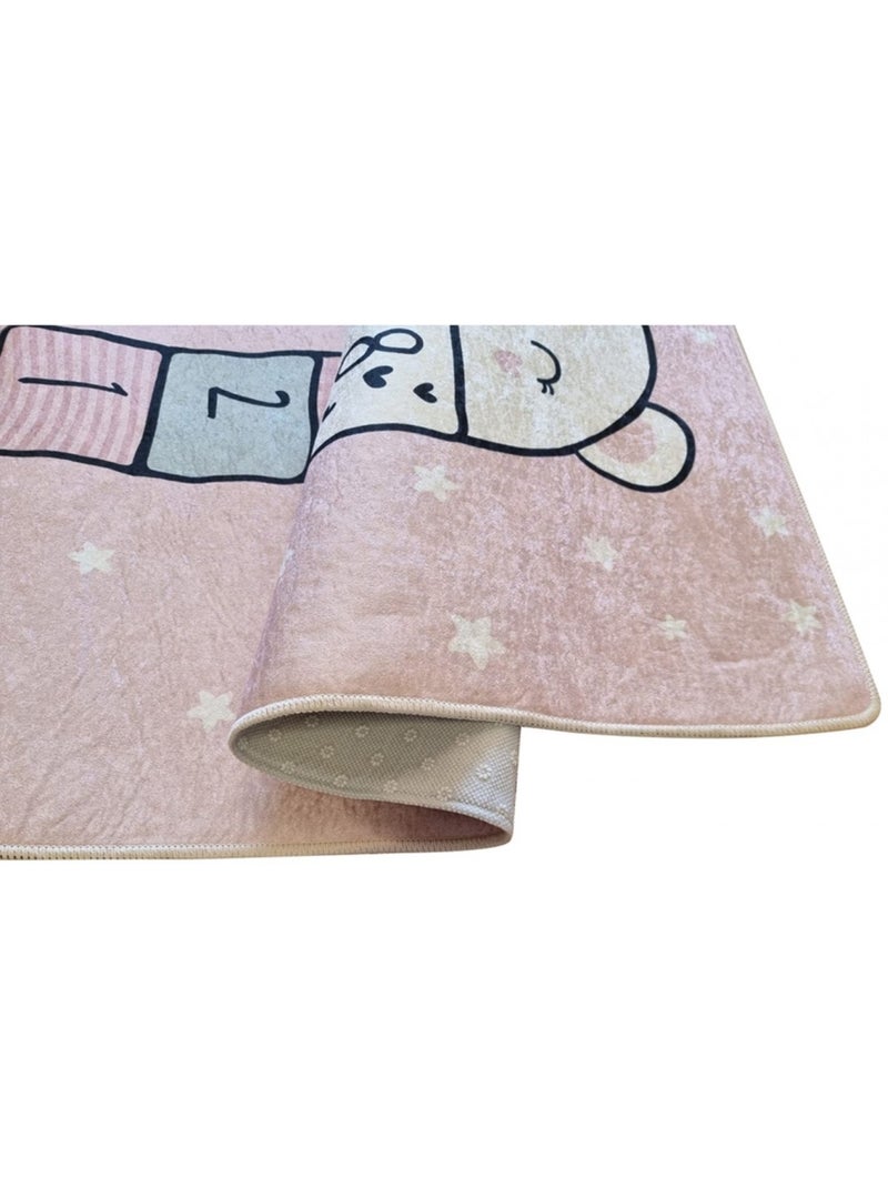 Tapis Enfant Marelle Rose - Kiabi