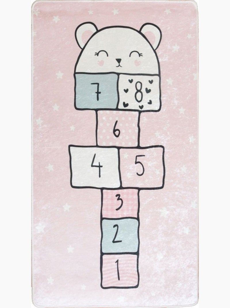 Tapis Enfant Marelle Rose - Kiabi