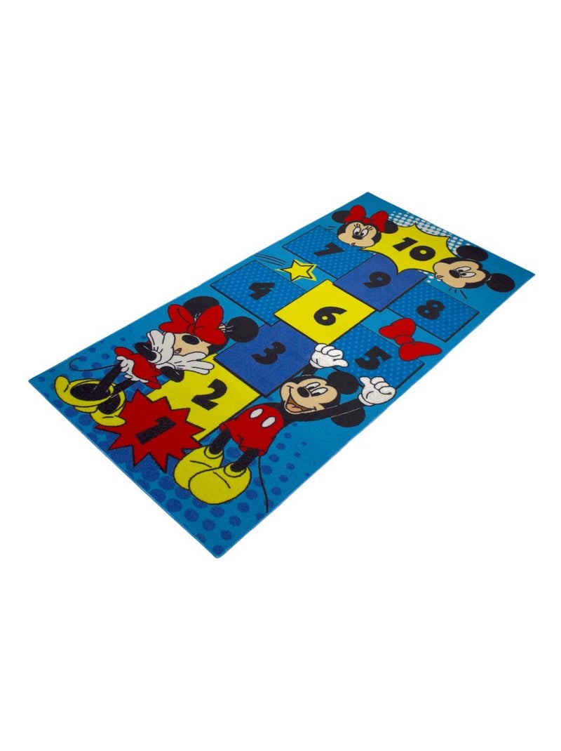 Tapis enfant Mickey et Minnie Mouse 160 x 80 cm Disney Marelle Multicolore - Kiabi