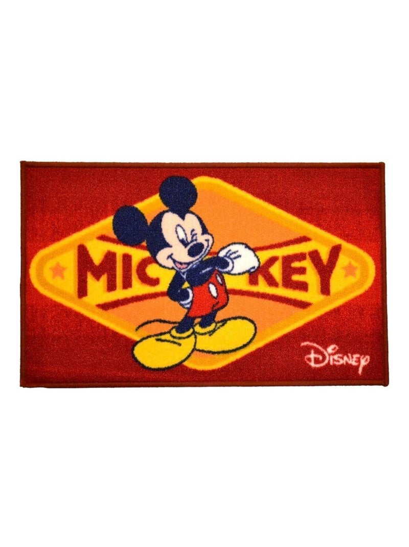 Tapis enfant Mickey Mouse 80 x 50 cm cm Disney Multicolore - Kiabi