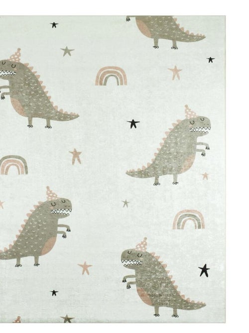 Tapis enfant MONSTRO en polyester doux et soyeux - Kiabi