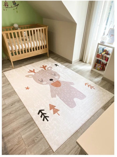 Tapis Enfant Motif Renne en polyester - Kiabi Tapis Enfant Motif Renne en polyester - Kiabi