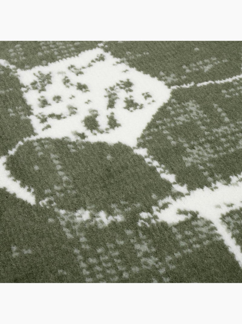Tapis enfant motif terrain de football, ludique et sportif Vert - Kiabi