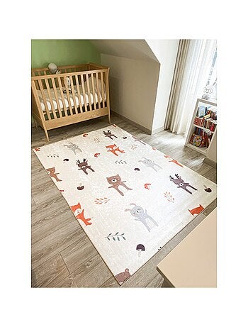 Tapis Enfant Motifs Animaux en polyester