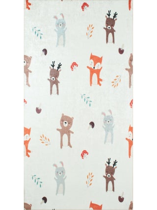 Tapis Enfant Motifs Animaux en polyester