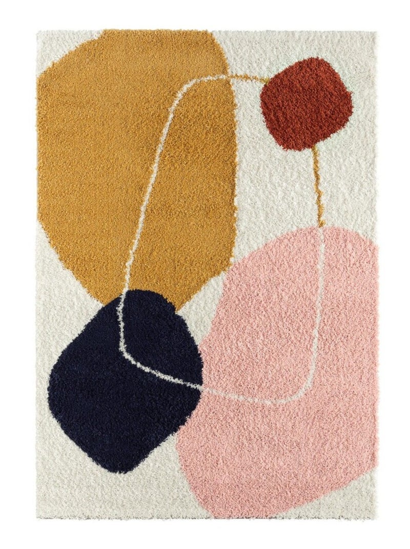 Tapis Enfant Motifs Géométriques en polypropylène Multicolore - Kiabi