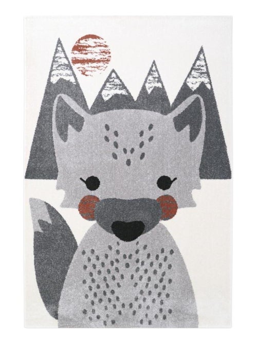 Tapis Enfant Mr Renard en polypropylène - Kiabi