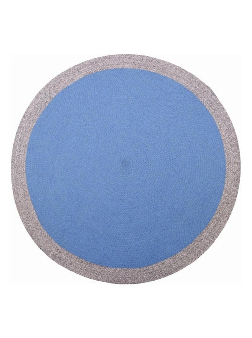 Tapis Enfant Nolan Blue en laine - Kiabi