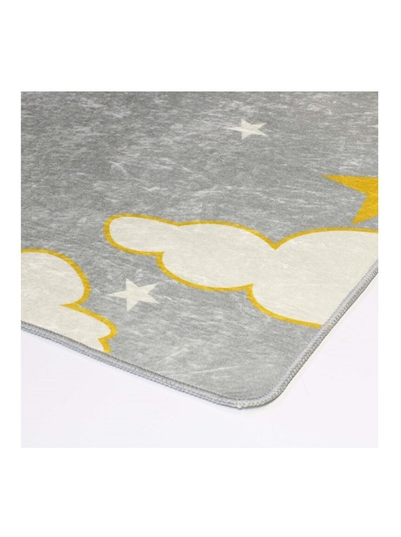 Tapis Enfant NUAGE Gris - Kiabi