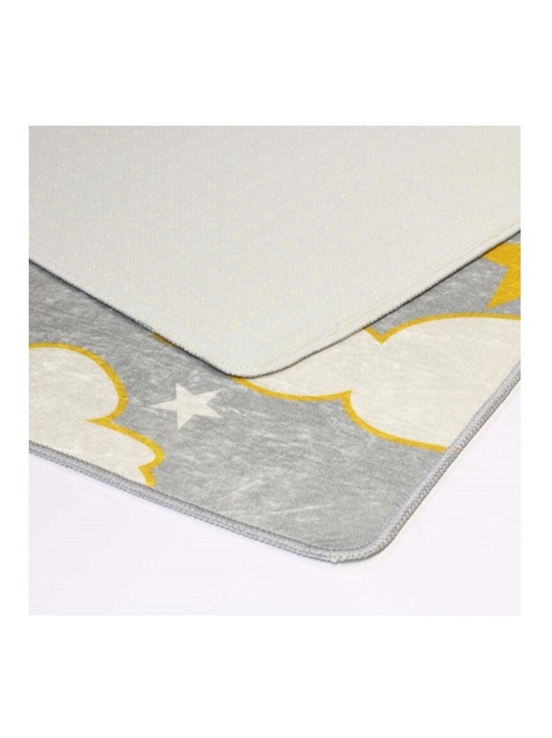 Tapis Enfant NUAGE Gris - Kiabi
