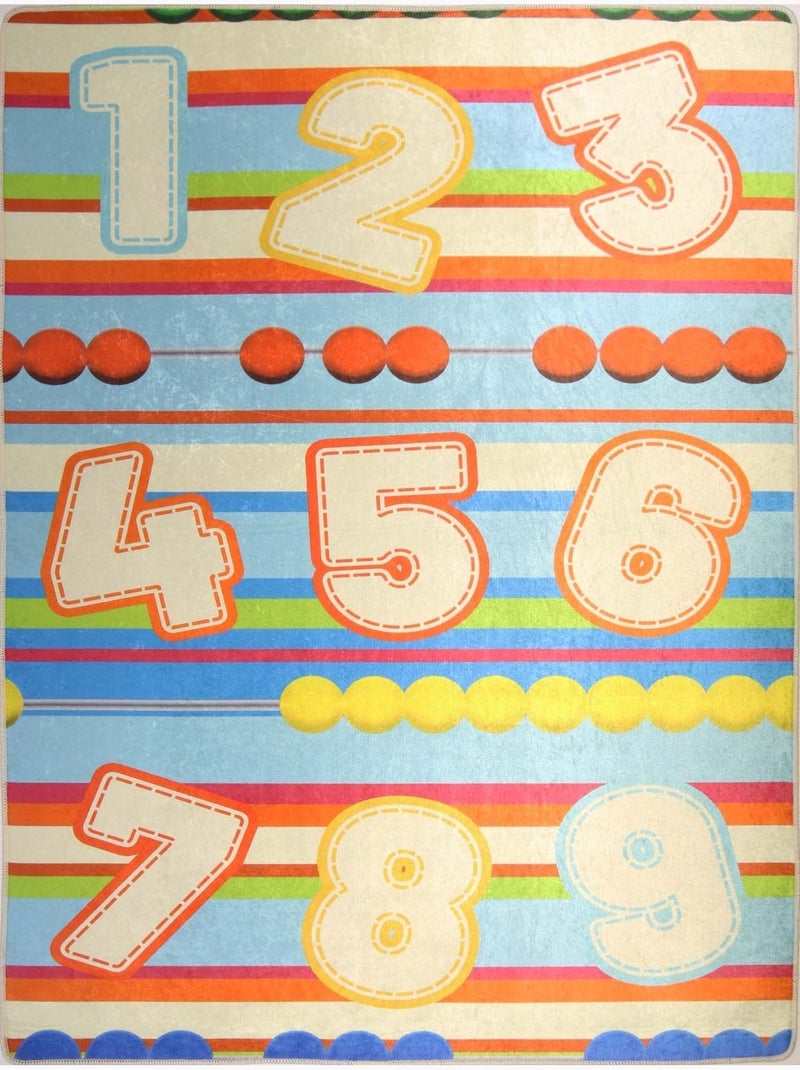Tapis Enfant NUMBER Multicolore - Kiabi