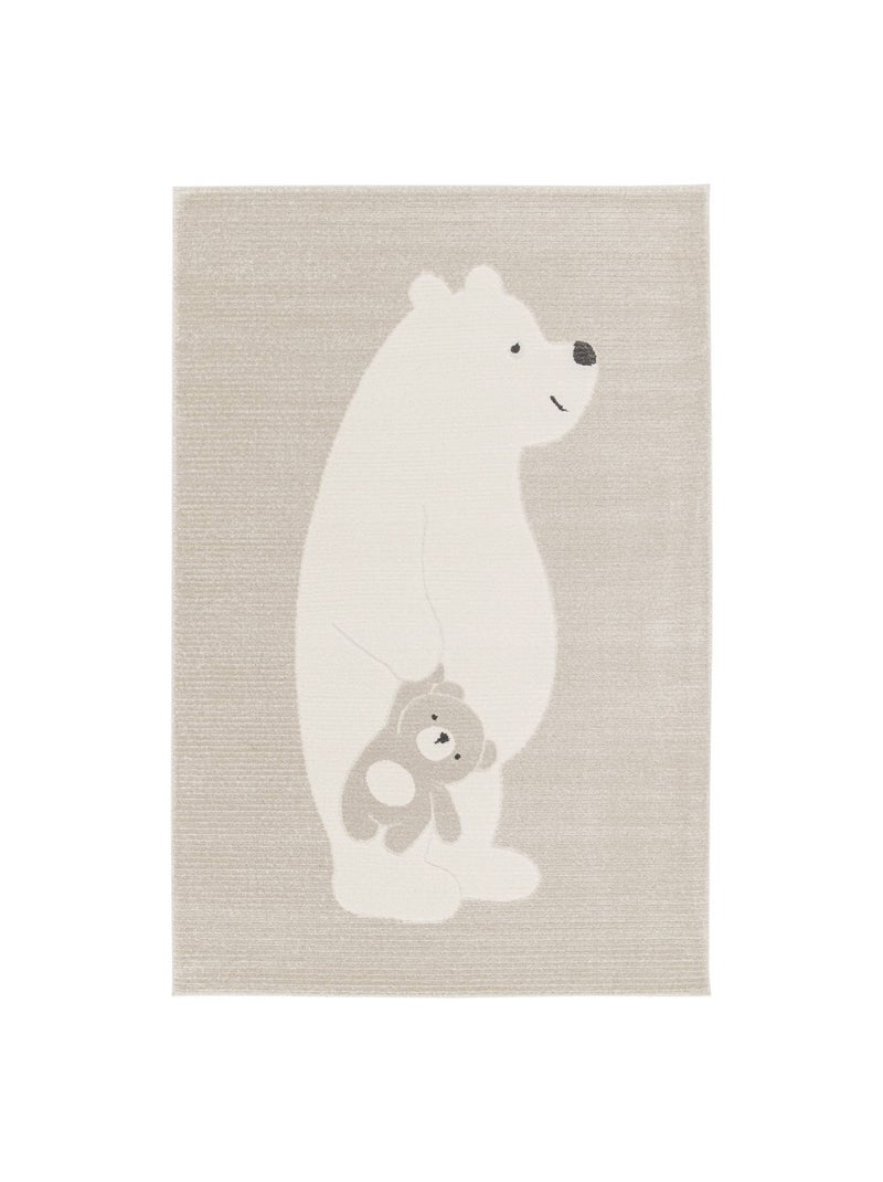 Tapis enfant oursons intérieur Ryan Beige - Kiabi