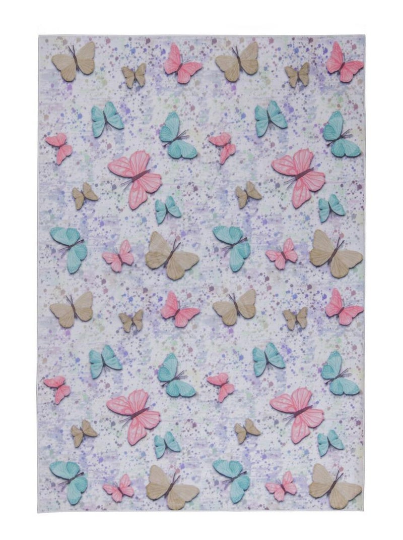 Tapis enfant PAP, très doux et facile d'entretien Ecru - Kiabi