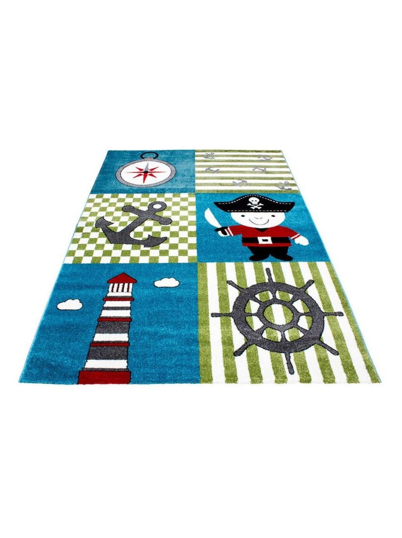 Tapis enfant pirate Mikala Multicolore - Kiabi