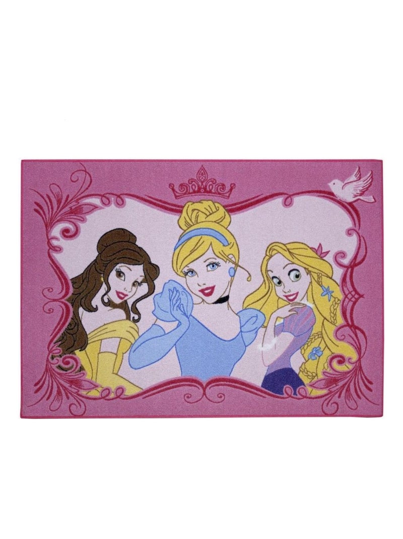 Tapis enfant Princesse 133 x 95 cm Disney Elegance Multicolore - Kiabi