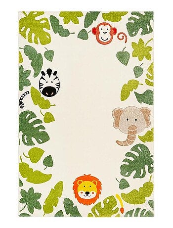 Tapis enfant rectangle animal beige Safari Esprit