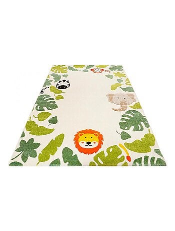 Tapis enfant rectangle animal beige Safari Esprit