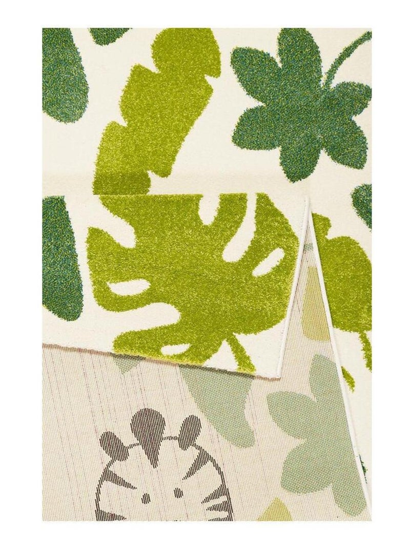 Tapis enfant rectangle animal beige Safari Esprit Beige - Kiabi