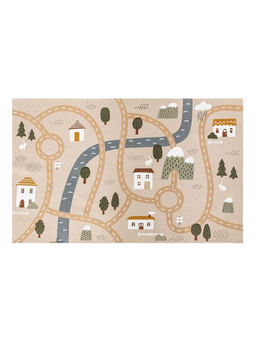 Tapis enfant rectangle route - Kiabi