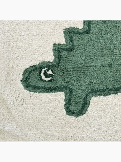 Tapis enfant rectangulaire 60 x 90 cm coton tufté motif dinosaure - Future Home - Kiabi Tapis enfant rectangulaire 60 x 90 cm coton tufté motif dinosaure - Future Home - Kiabi