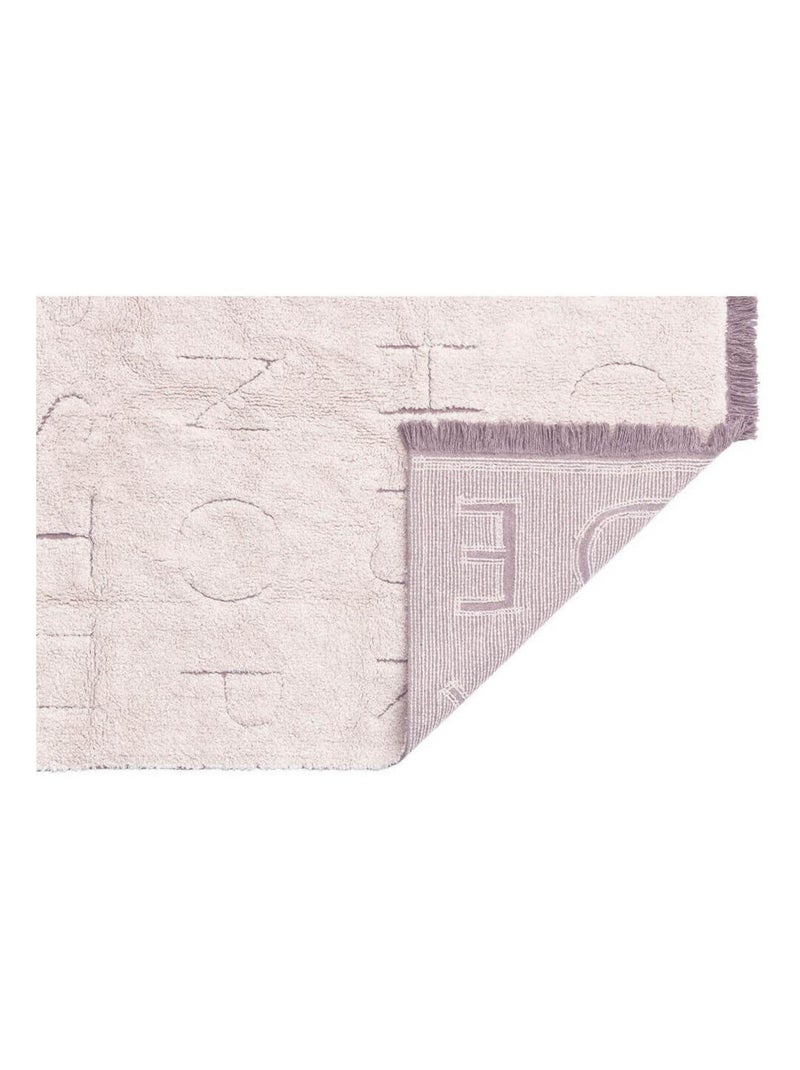 Tapis enfant recyclé lavable en machine ABC Lorena Canals Beige - Kiabi