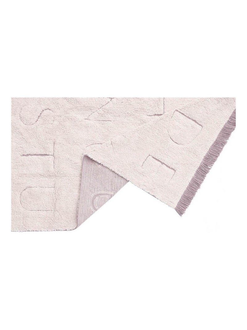 Tapis enfant recyclé lavable en machine ABC Lorena Canals Beige - Kiabi