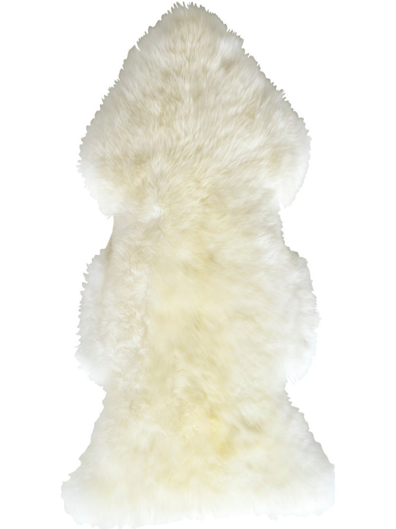 Tapis Enfant Sheepskin Douchka en Fausse fourrure Blanc - Kiabi