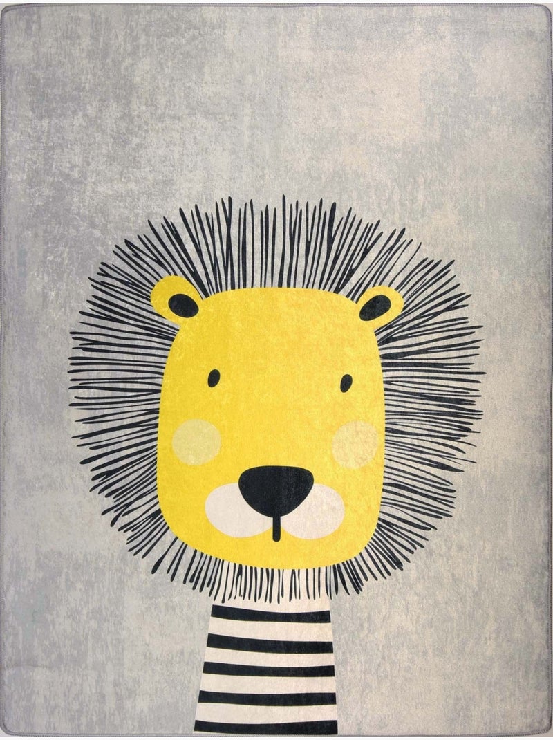 Tapis Enfant SIMBA Gris - Kiabi