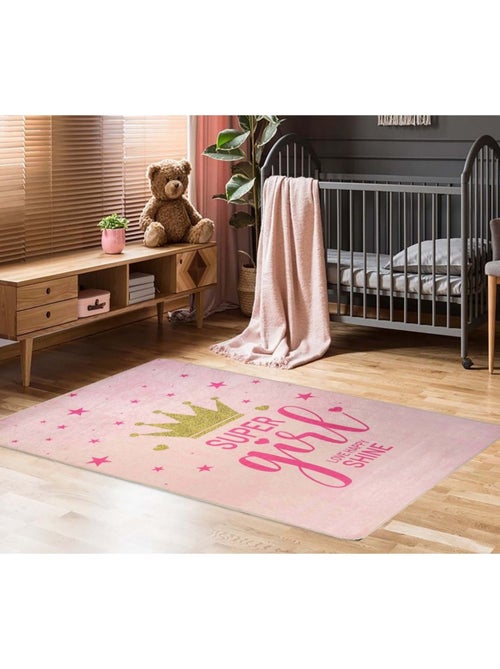 Tapis Enfant SUPER GIRLS - Kiabi